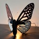 Ξύλινο χειροποίητο επιτραπέζιο φωτιστικό Πεταλούδα – Mood4Wood