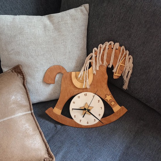 Ρολόι Tοίχου Αλογάκι