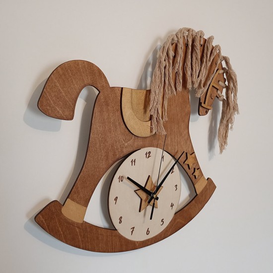 Ρολόι Tοίχου Αλογάκι