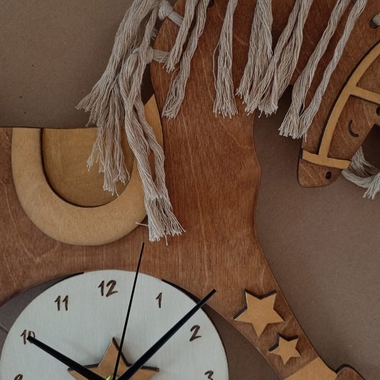 Ρολόι Tοίχου Αλογάκι