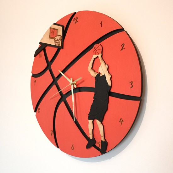 Ρολόι Τοίχου Μπάσκετ