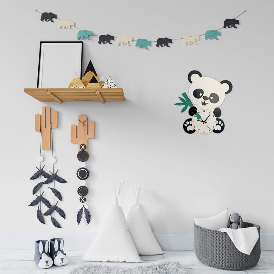 Ρολόι Tοίχου Panda