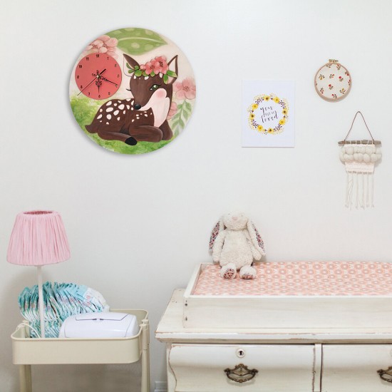 Ρολόι Tοίχου Ελαφάκι