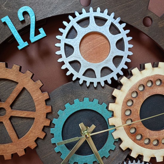 Ρολόι Tοίχου Γρανάζια