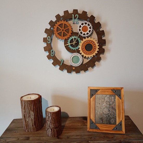 Ρολόι Tοίχου Γρανάζια