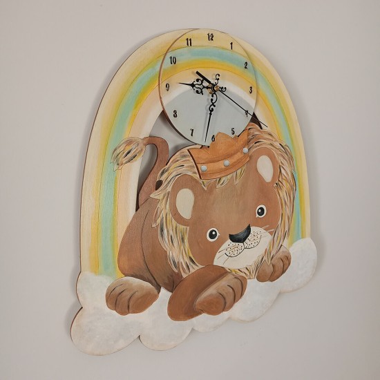 Ρολόι Τοίχου Λιοντάρι