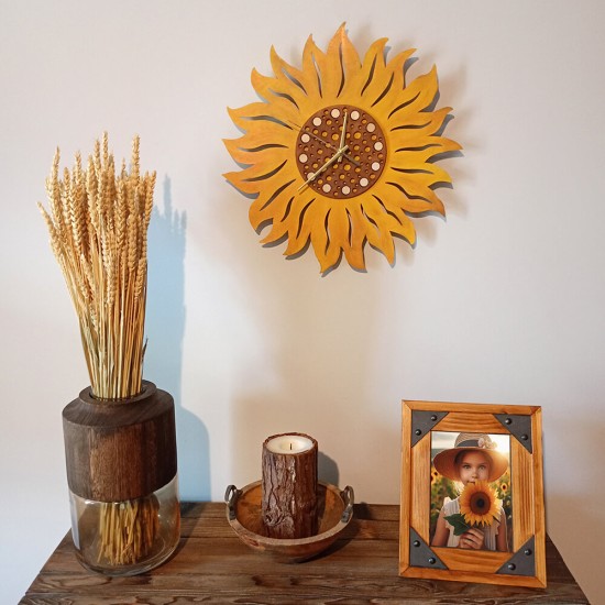 Ρολόι Τοίχου Ηλιοτρόπιο