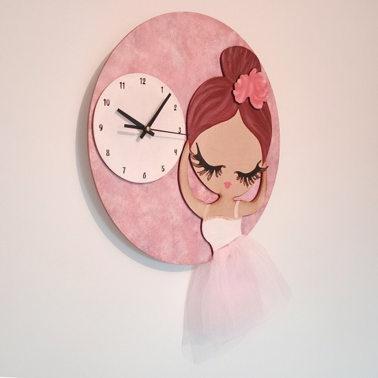 Ρολόι Τοίχου Μπαλαρίνα
