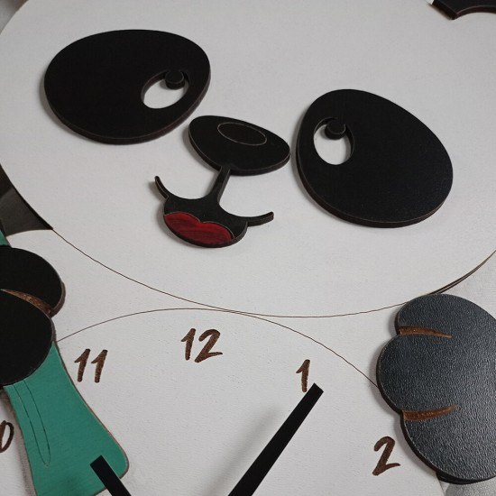 Ρολόι Tοίχου Panda