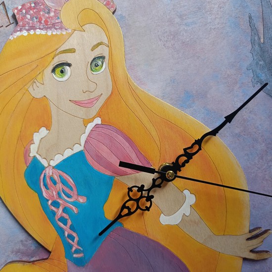 Ρολόι Τοίχου Ραπουνζέλ