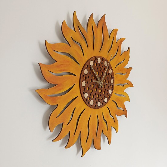 Ρολόι Τοίχου Ηλιοτρόπιο