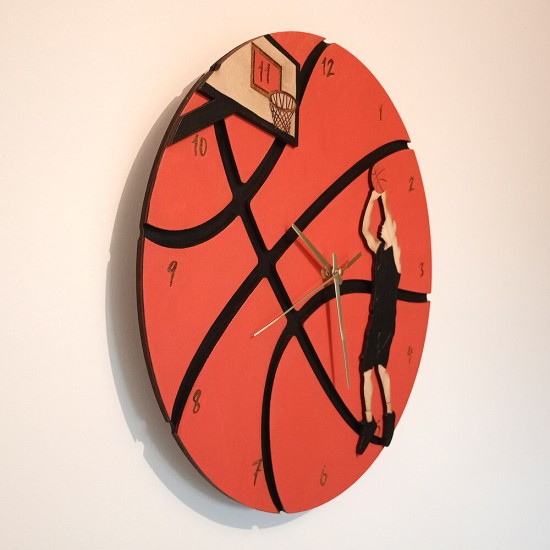 Ρολόι Τοίχου Μπάσκετ