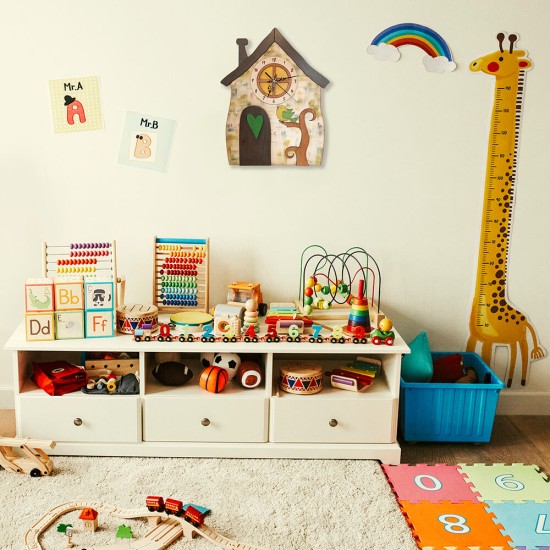 Ρολόι Τοίχου Σπιτάκι Πράσινο