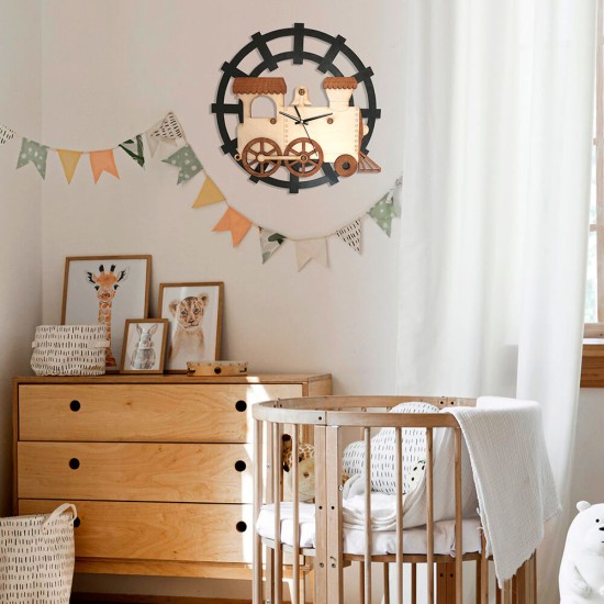 Ρολόι Τοίχου Τρενάκι