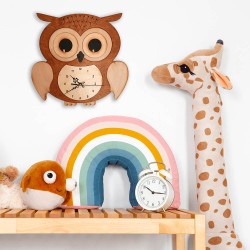 Ρολόι Τοίχου Κουκουβάγια